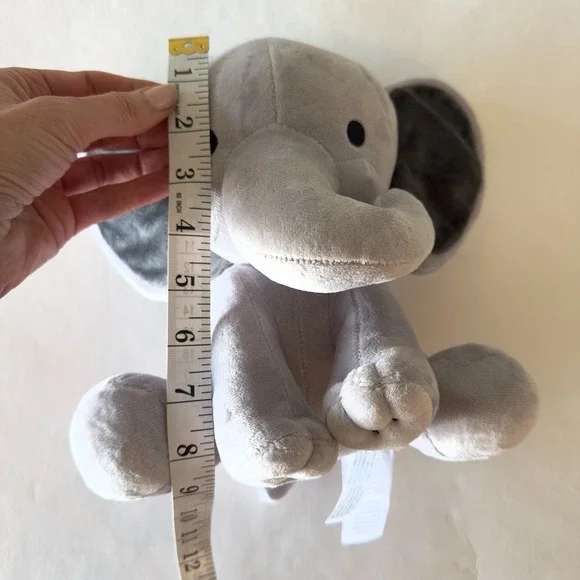NEW Bedtime Originals Humphrey‎ Choo Choo Gray Plush Elephant-Stuffed Animal - Picture 13 of 15
